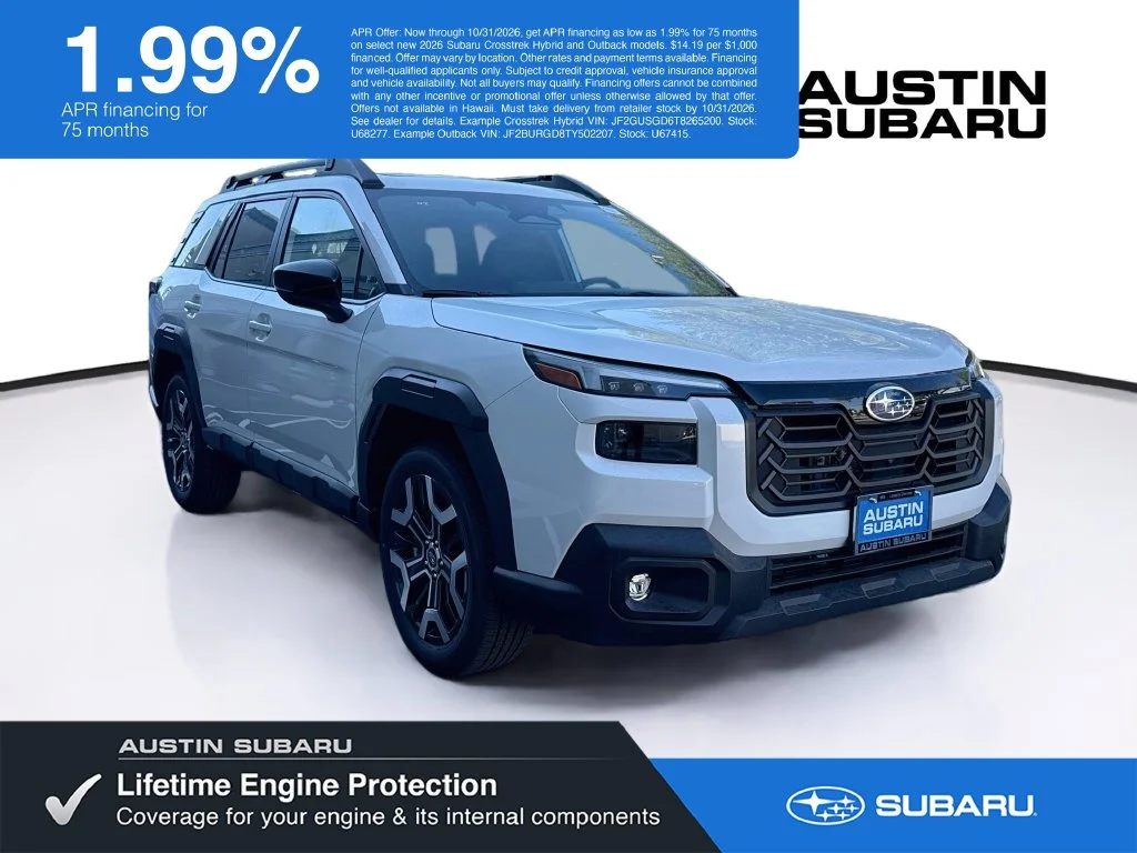 New 2026 White Subaru Touring XT image 1