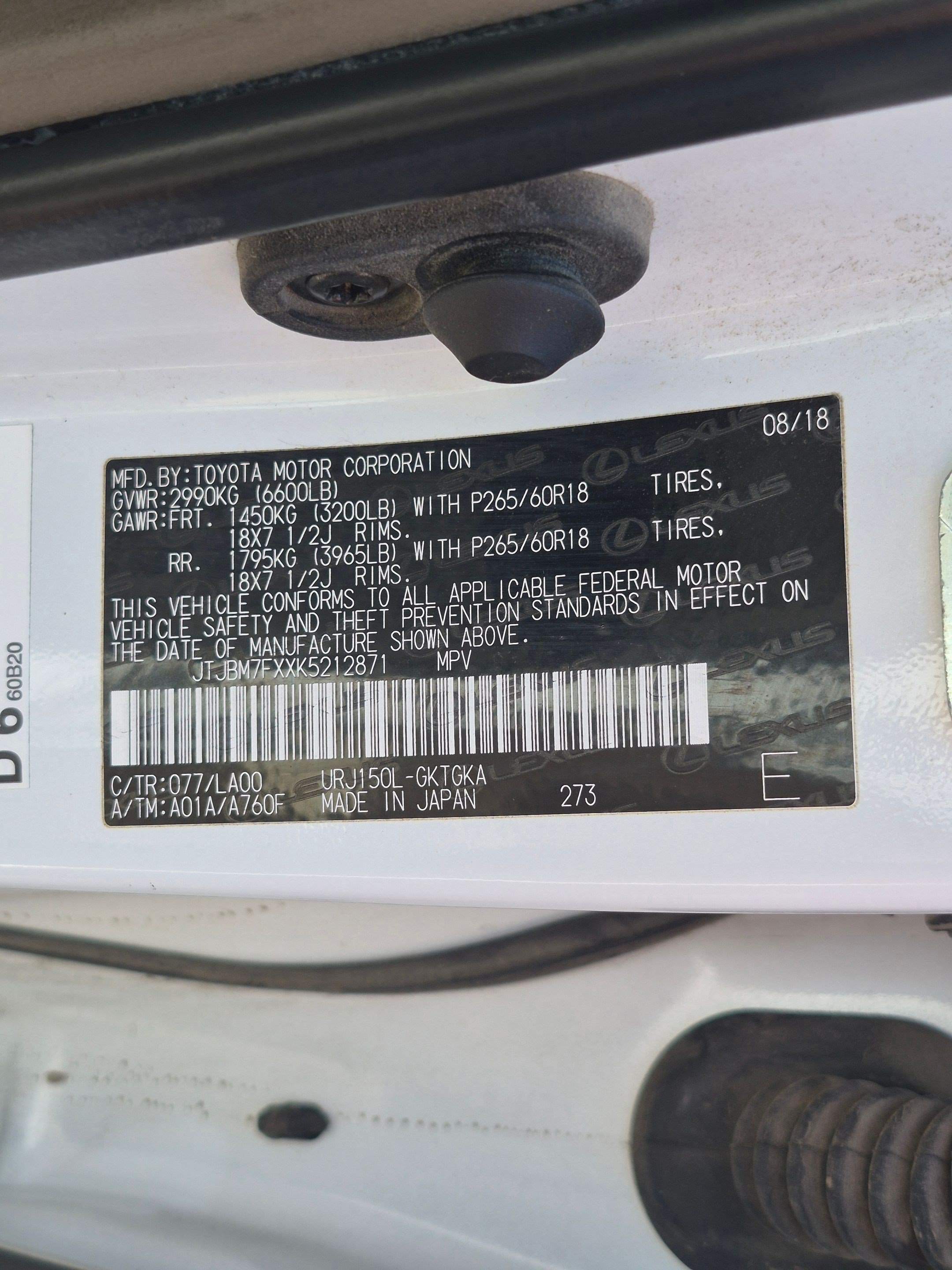 Used 2019 Starfire Pearl Lexus GX 460 image 34