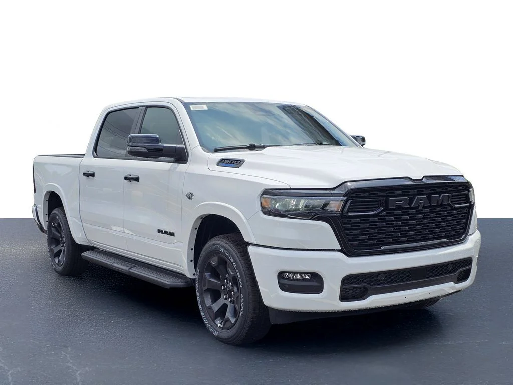 New 2026 Bright White Clear-Coat Exterior Paint RAM Big Horn/Lone Star image 5