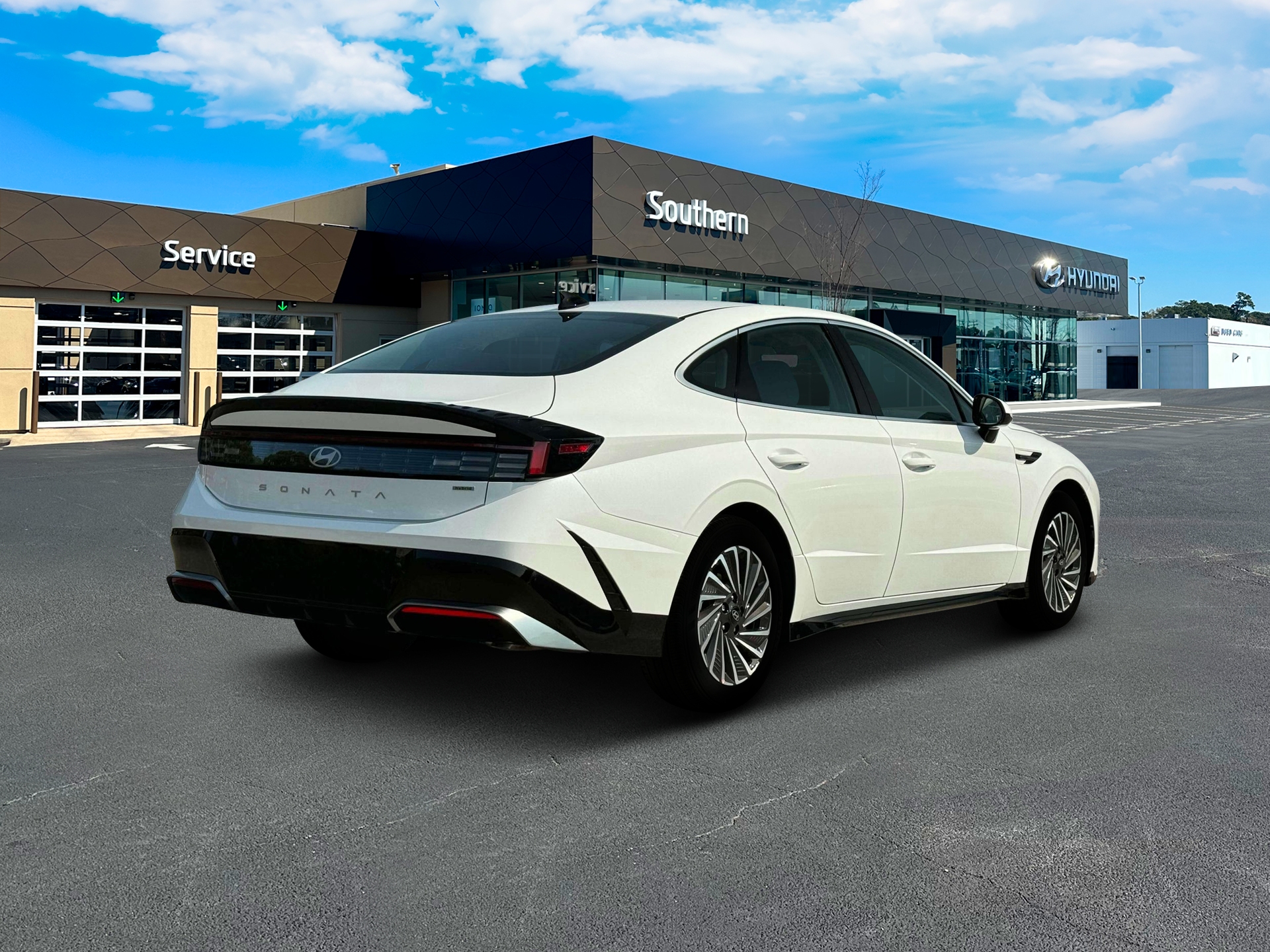 New 2025 White Hyundai SEL image 7