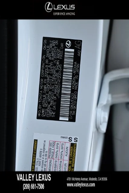 New 2026 Ultra White Lexus ES 500e PREMIUM AWD image 24