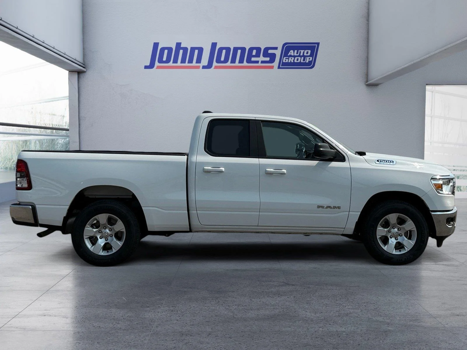 Used 2022 Bright White Clearcoat Ram Lone Star image 6
