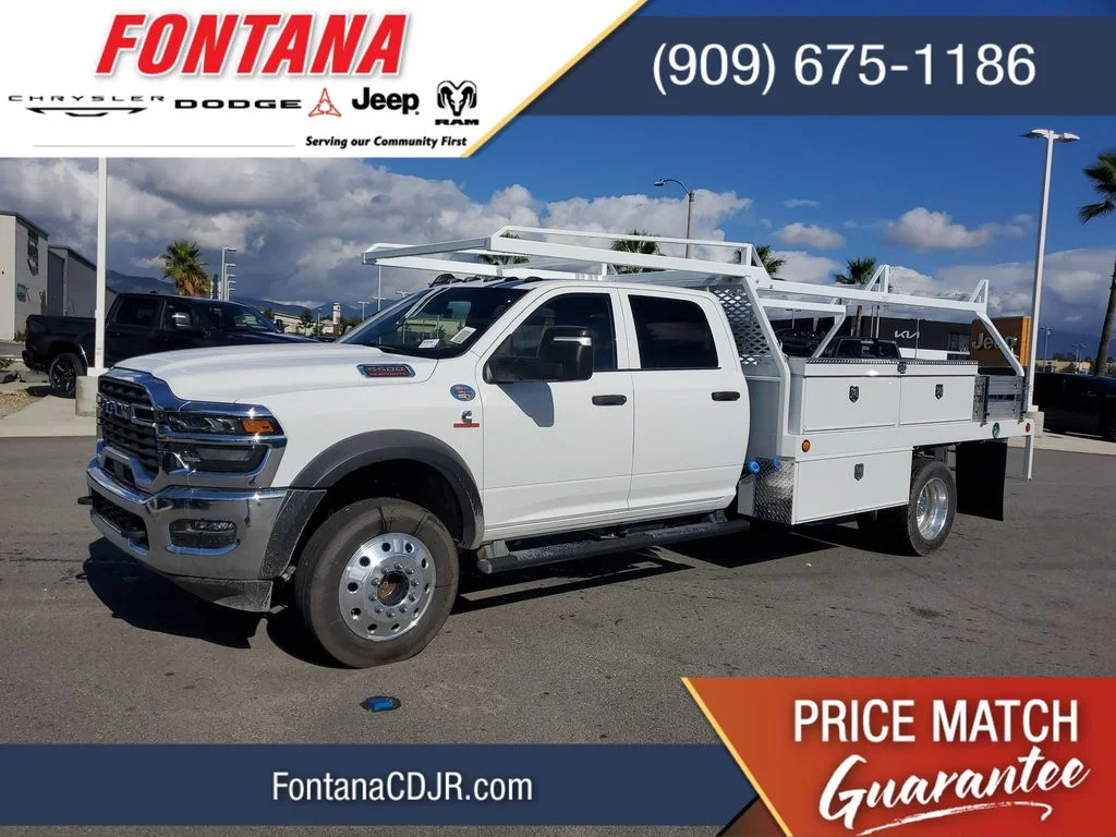 New 2026 Bright White Clear-Coat Exterior Paint RAM Tradesman image 1