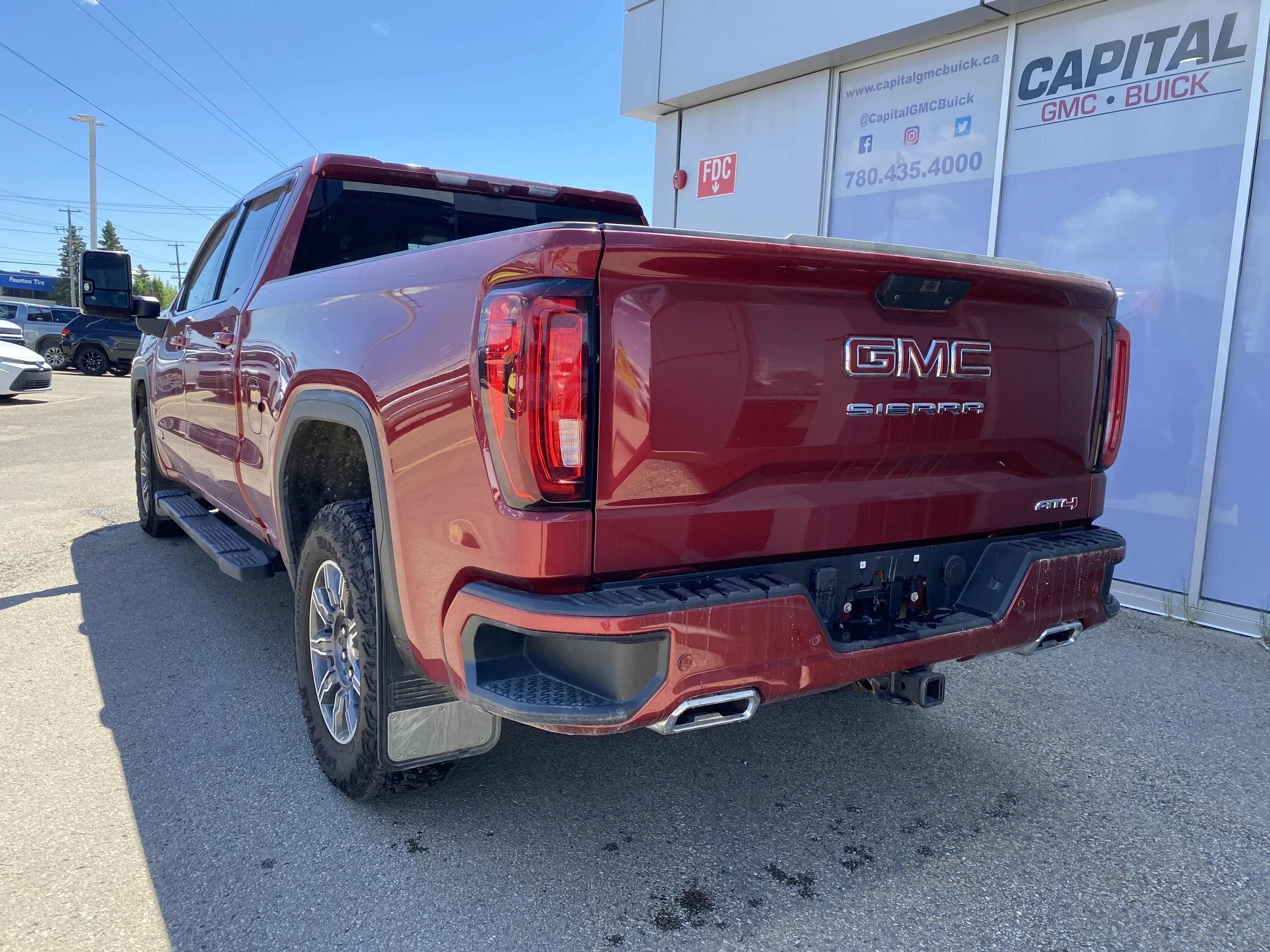 Certified Used 2020 Red GMC Crew Cab AT4 * STANDARD BOX * 3.0L DIESEL * 360 CAMERA * image 3