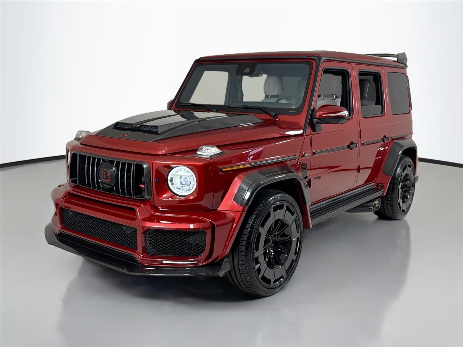 Used 2021 designo Cardinal Red Metallic Mercedes-Benz AMG® G 63 | Brabus Widebody image 56