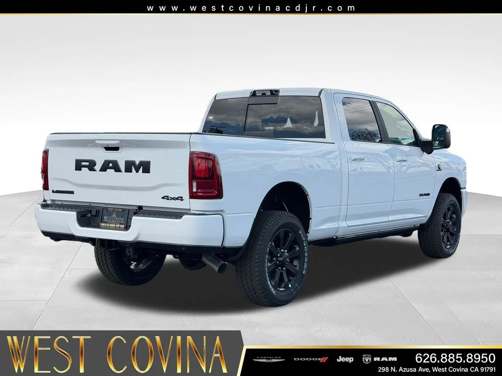 New 2026 Bright White Clear-Coat Exterior Paint RAM Laramie image 5