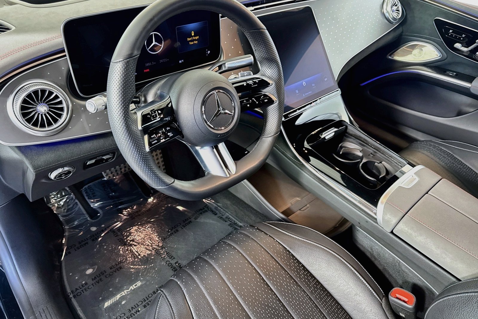 Certified Used 2022 Obsidian Black Metallic Mercedes-Benz EQS 450+ image 9