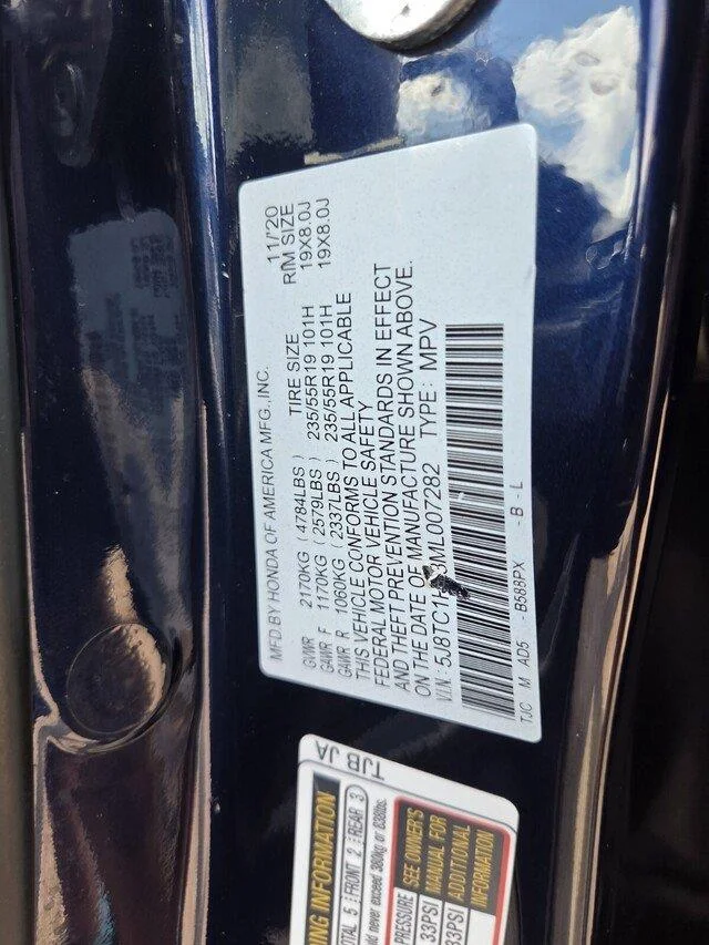 Used 2021 Fathom Blue Pearl Acura w/Technology Package image 33