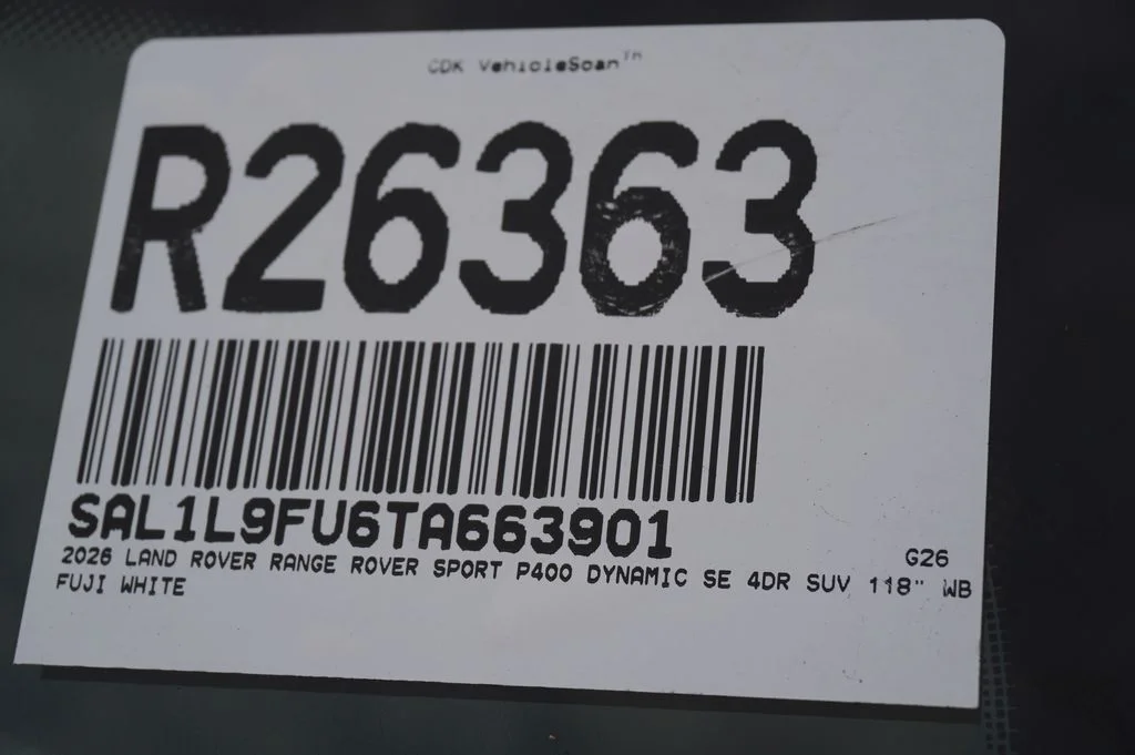 New 2026 Fuji White Land Rover Dynamic SE image 33
