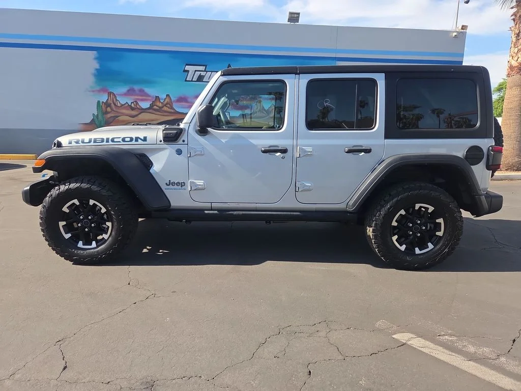 Used 2024 Silver Jeep Rubicon 4xe image 5