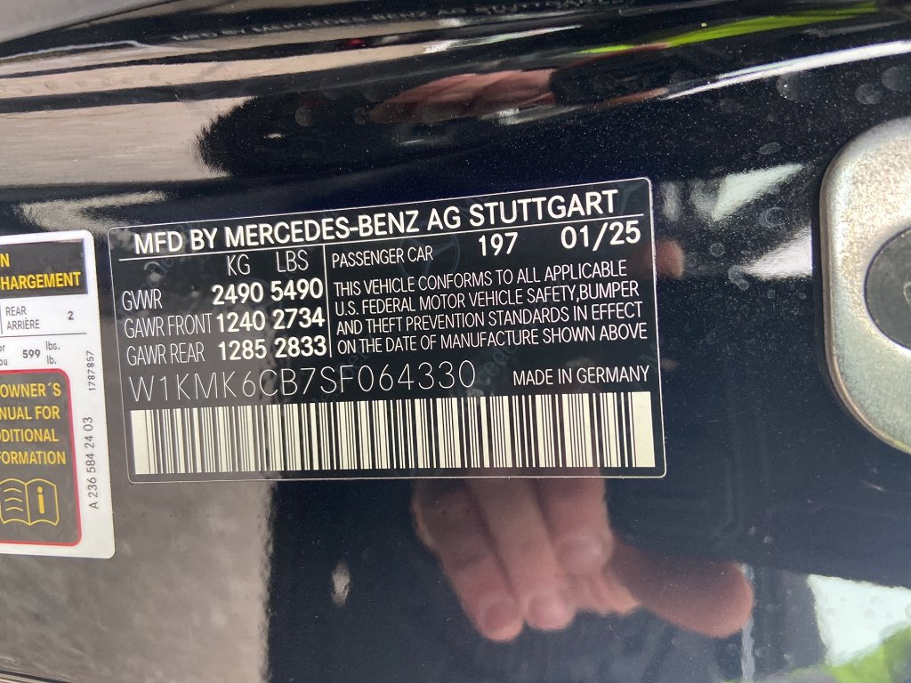 Certified Used 2025 Obsidian Black Metallic Mercedes-Benz AMG® CLE 53 image 13