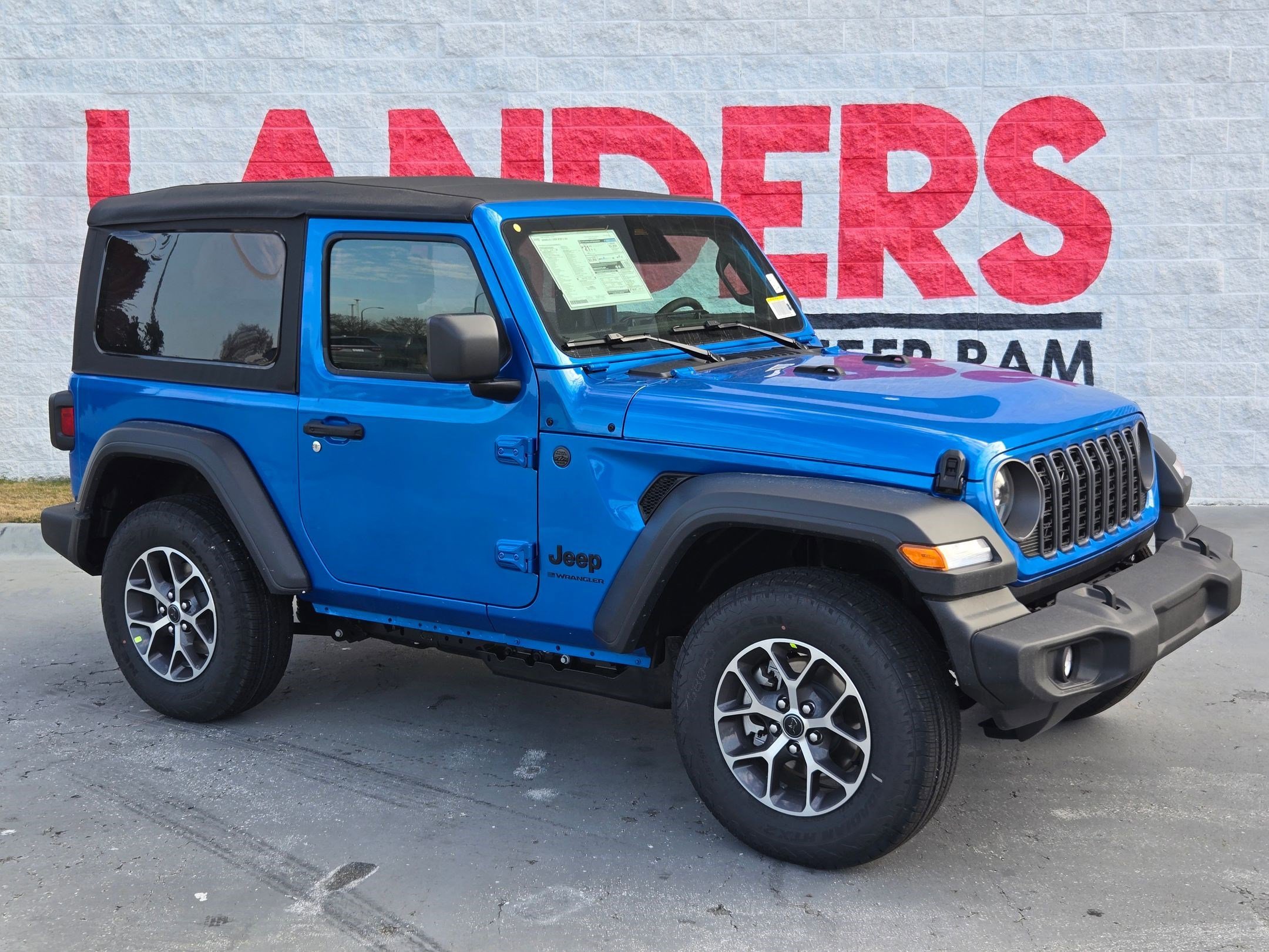 New 2026 Hydro Blue Pearl-Coat Exterior Paint Jeep Sport S image 1