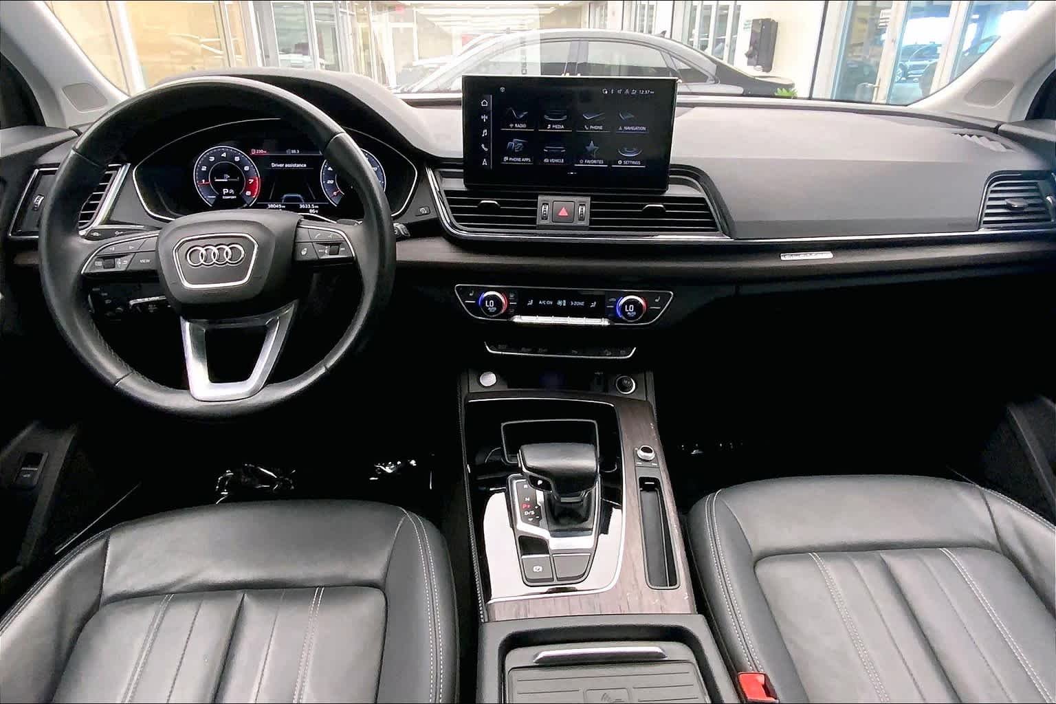 Used 2021 Mythos Black Metallic Audi Premium Plus image 16