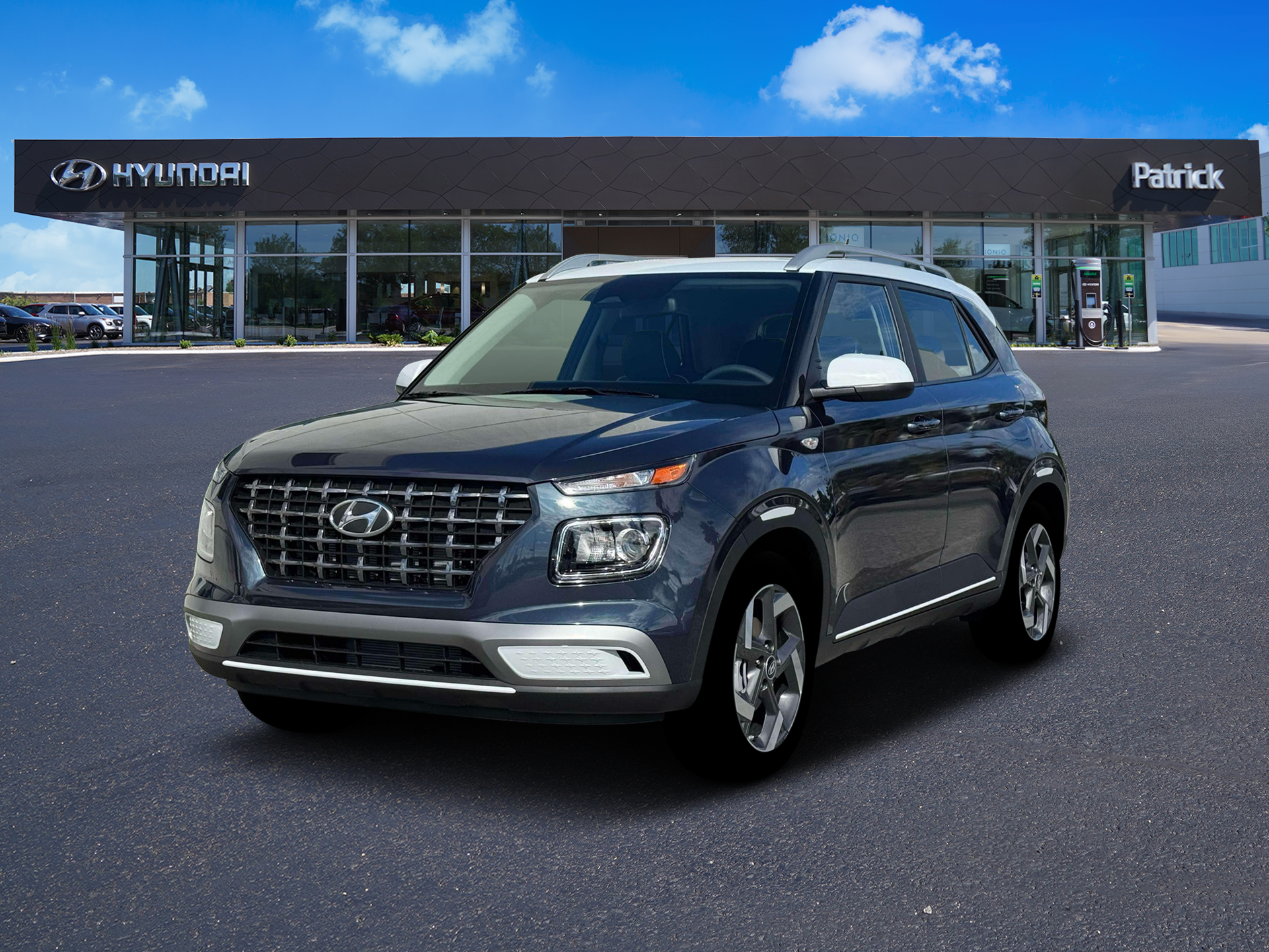 New 2026 Denim w/White Roof Hyundai SEL image 1