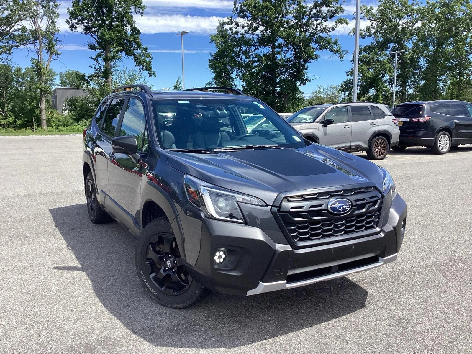 Used 2024 Magnetite Gray Metallic Subaru Wilderness image 1
