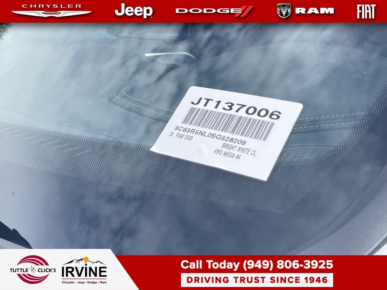 Used 2025 Bright White Clearcoat Ram Laramie image 42