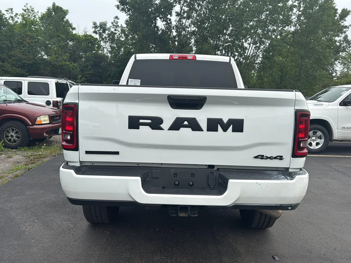 Used 2025 Bright White Clearcoat Ram Big Horn image 4