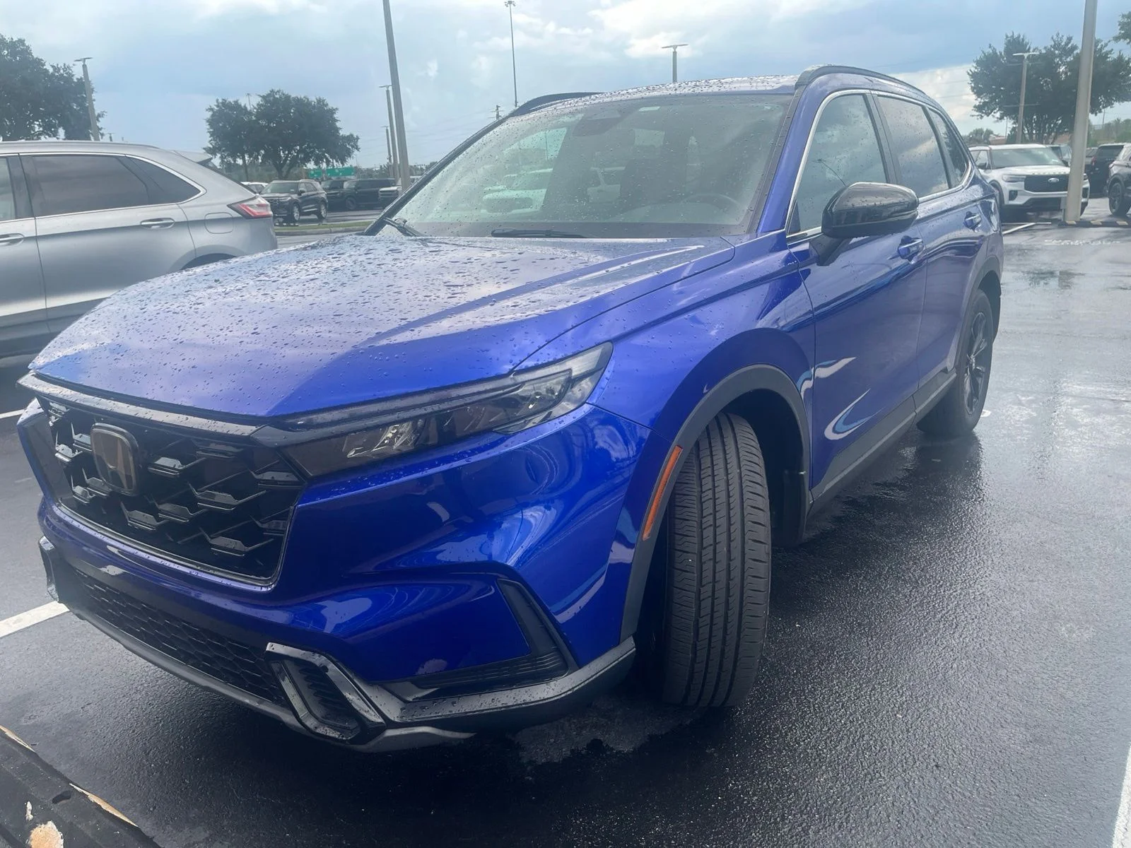 Certified Used 2023 Blue Honda Sport image 2