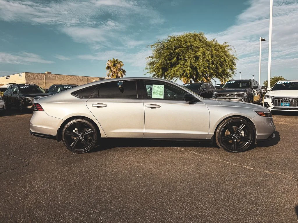Certified Used 2024 Solar Silver Metallic Honda HYBRID SPORT-L image 10