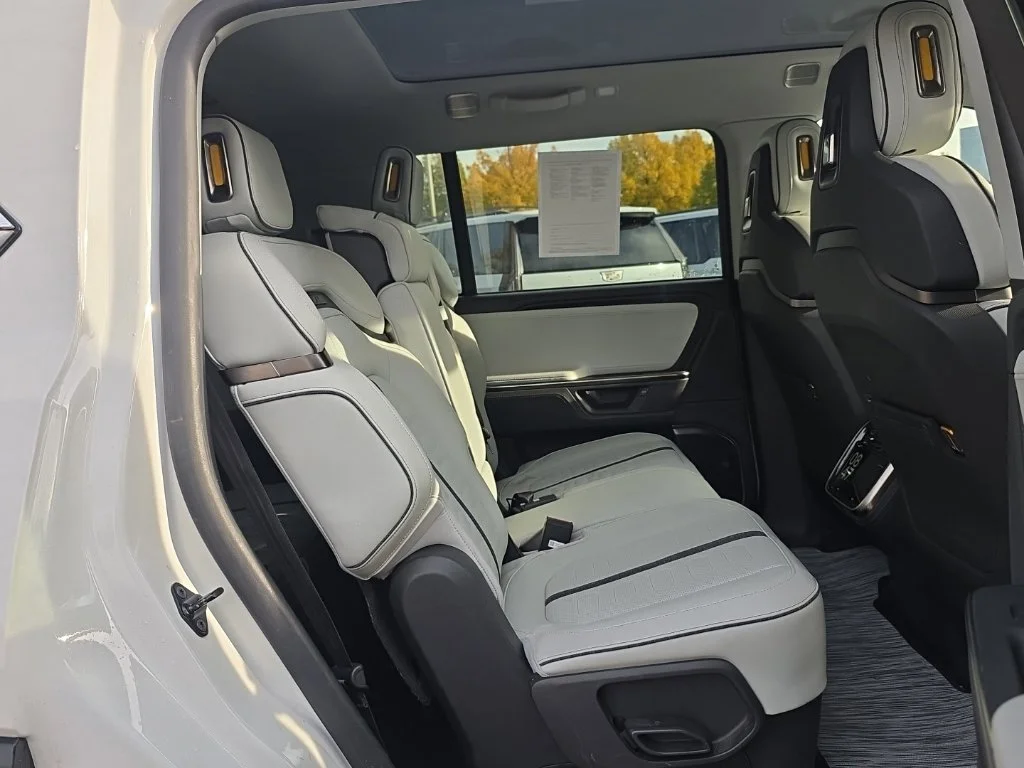 Used 2025 Glacier White Rivian Adventure Dual Motor Max Pack image 14