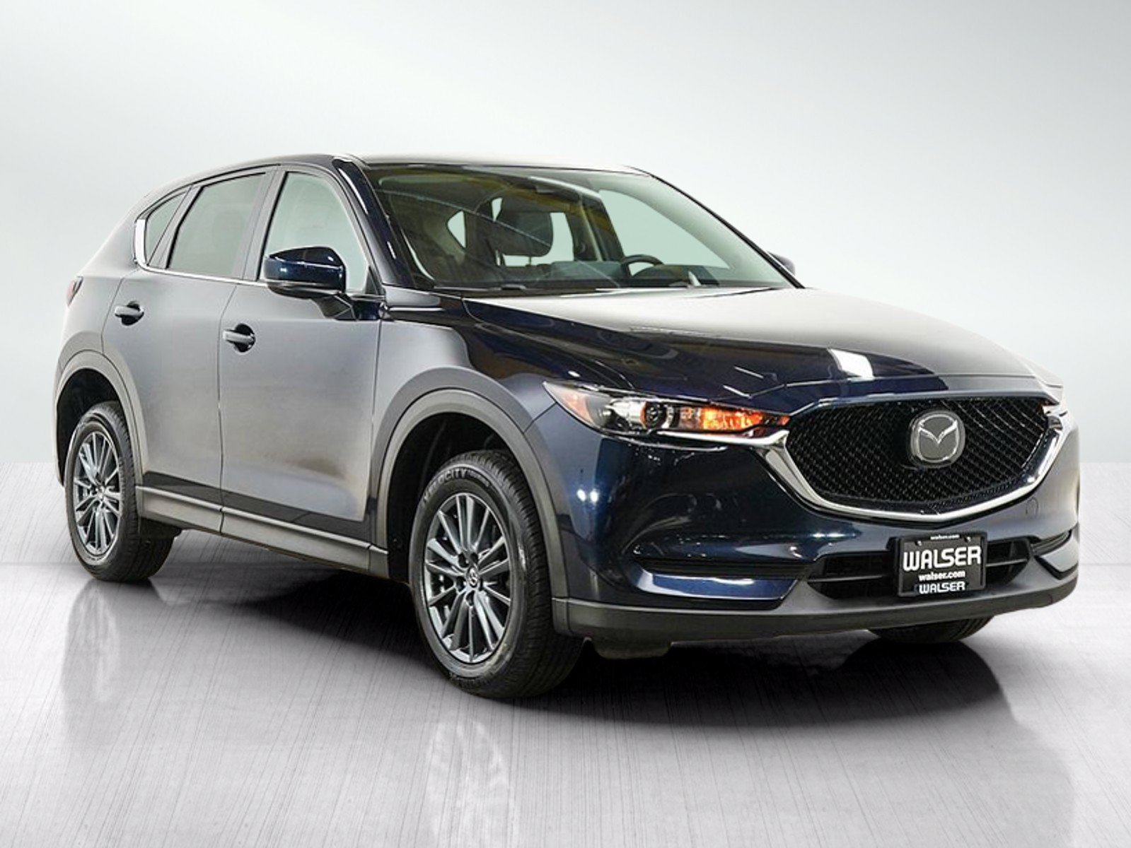 Used 2021 Deep Crystal Blue Mica Mazda Touring AWD image 7
