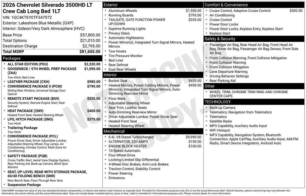 2026 Chevrolet Silverado 3500 HD LT - Photo 26