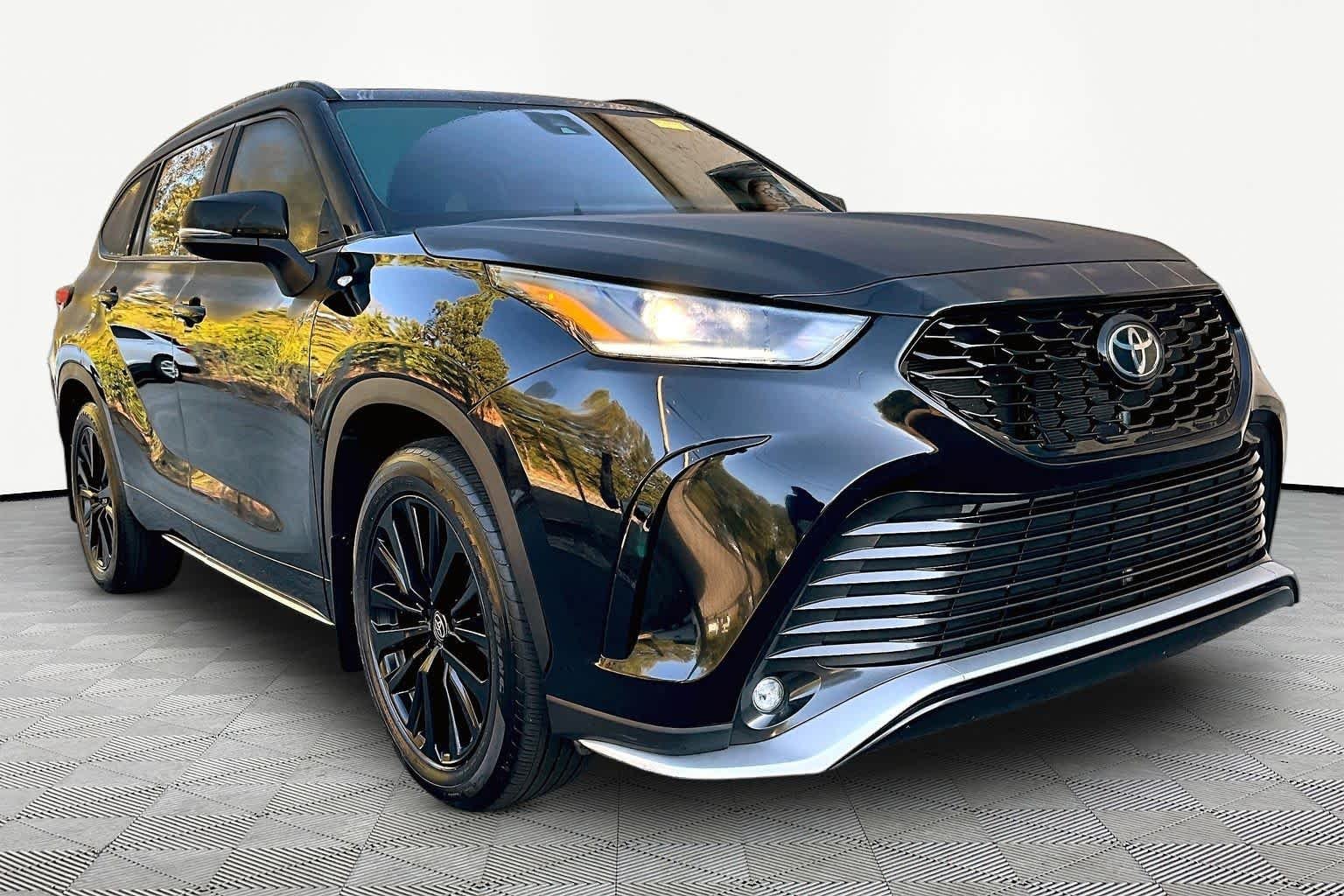 Used 2024 Midnight Black Metallic Toyota XSE image 3