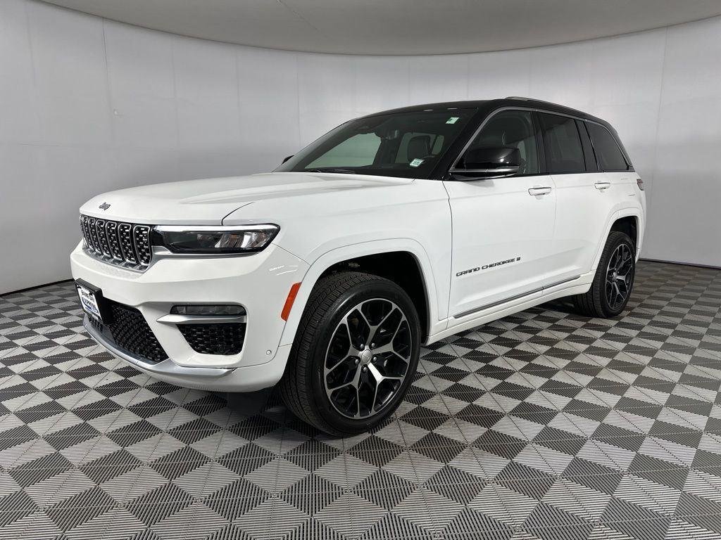 Used 2023 Bright White Clearcoat Jeep Summit Reserve image 5