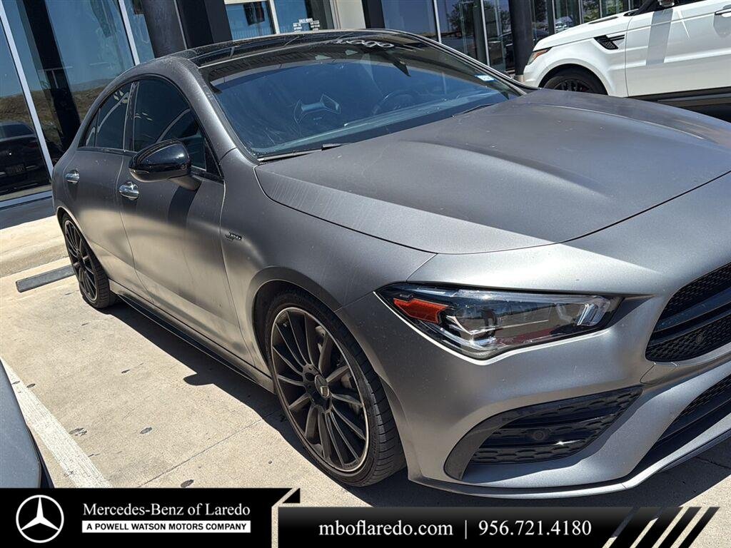 Used 2023 MANUFAKTUR Mountain Grey Magno Mercedes-Benz AMG® CLA 35 image 1