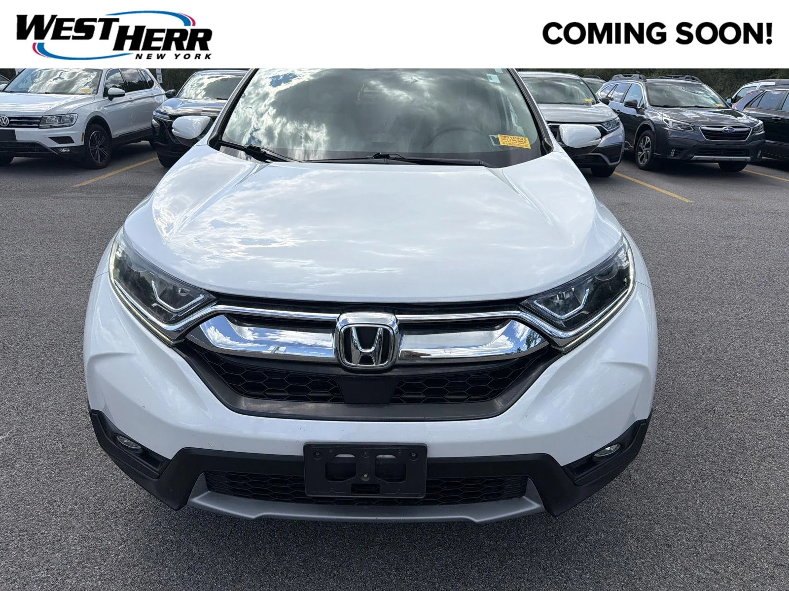 Used 2019 Platinum White Pearl Honda EX image 1