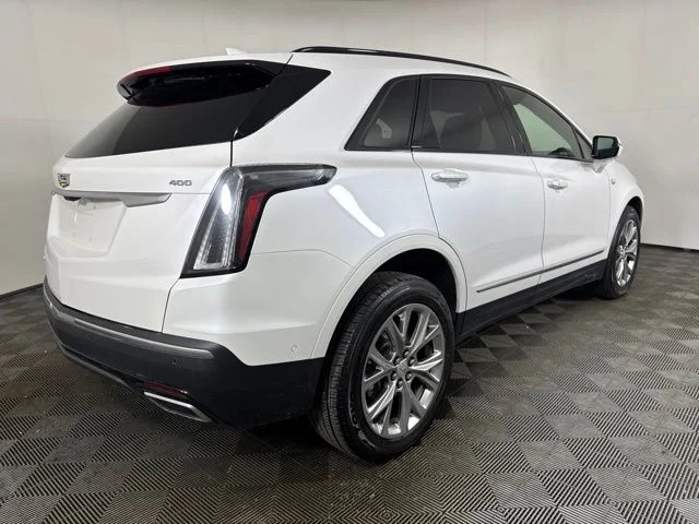 Used 2021 Crystal White Tricoat Cadillac Sport image 3