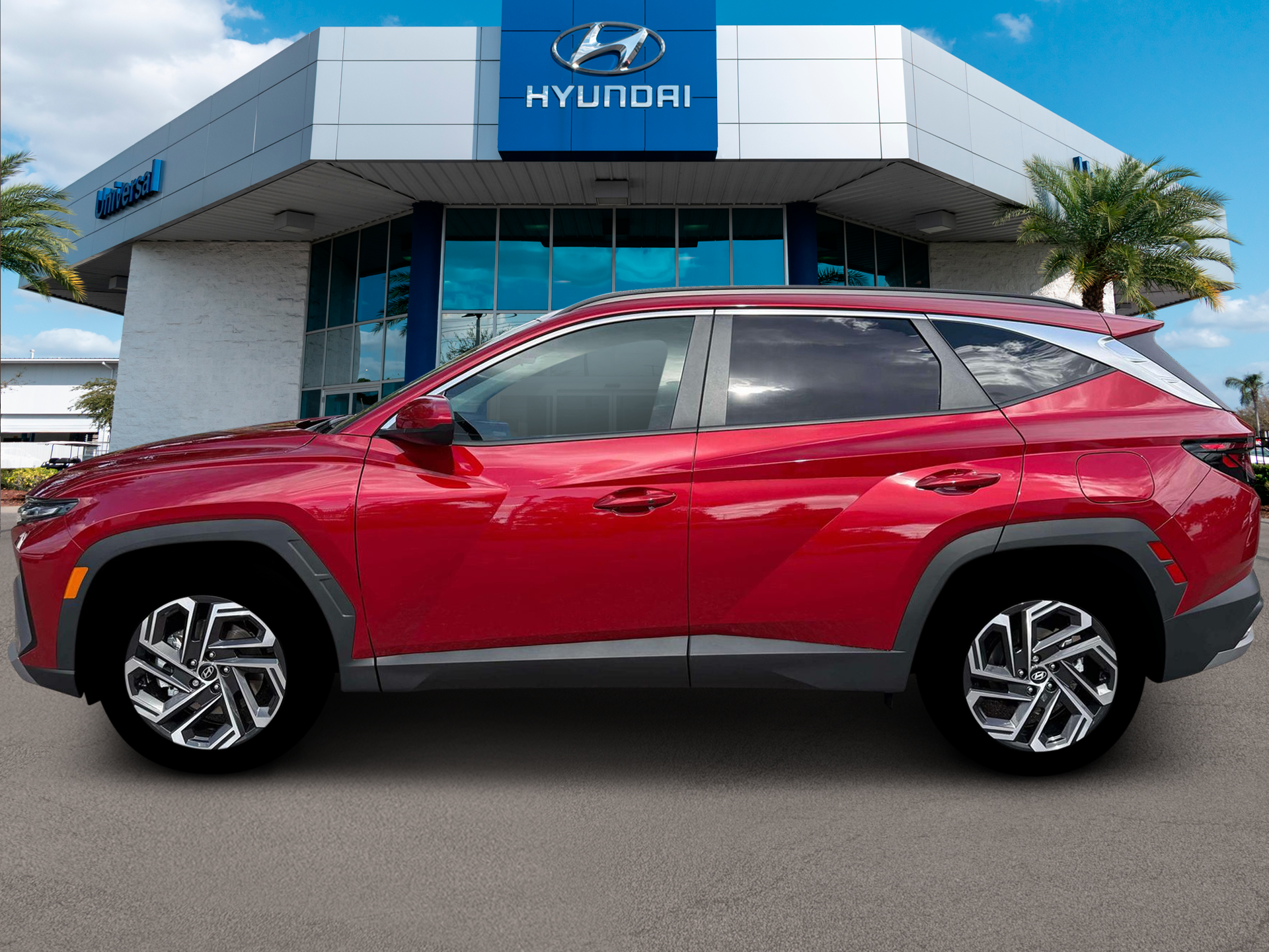 New 2026 Red Hyundai SEL Plus FWD image 3