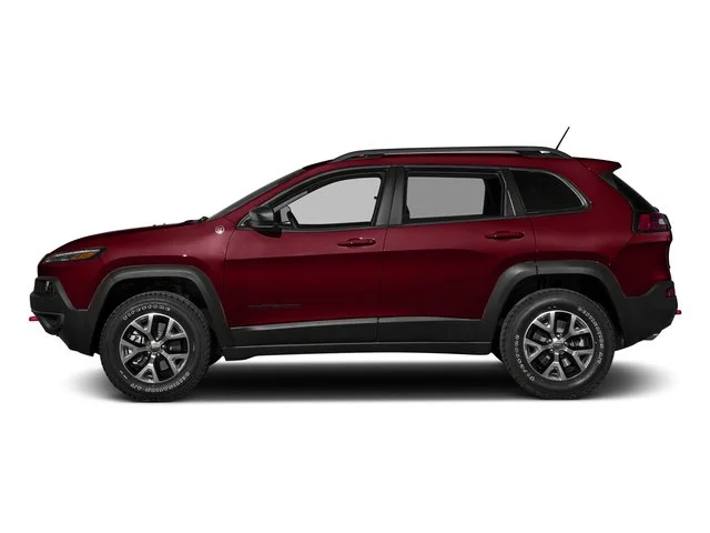 Used 2016 Deep Cherry Red Crystal Pearlcoat Jeep Trailhawk image 3
