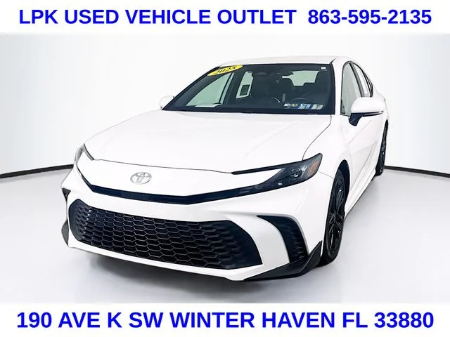 Used 2025 White Toyota SE image 3