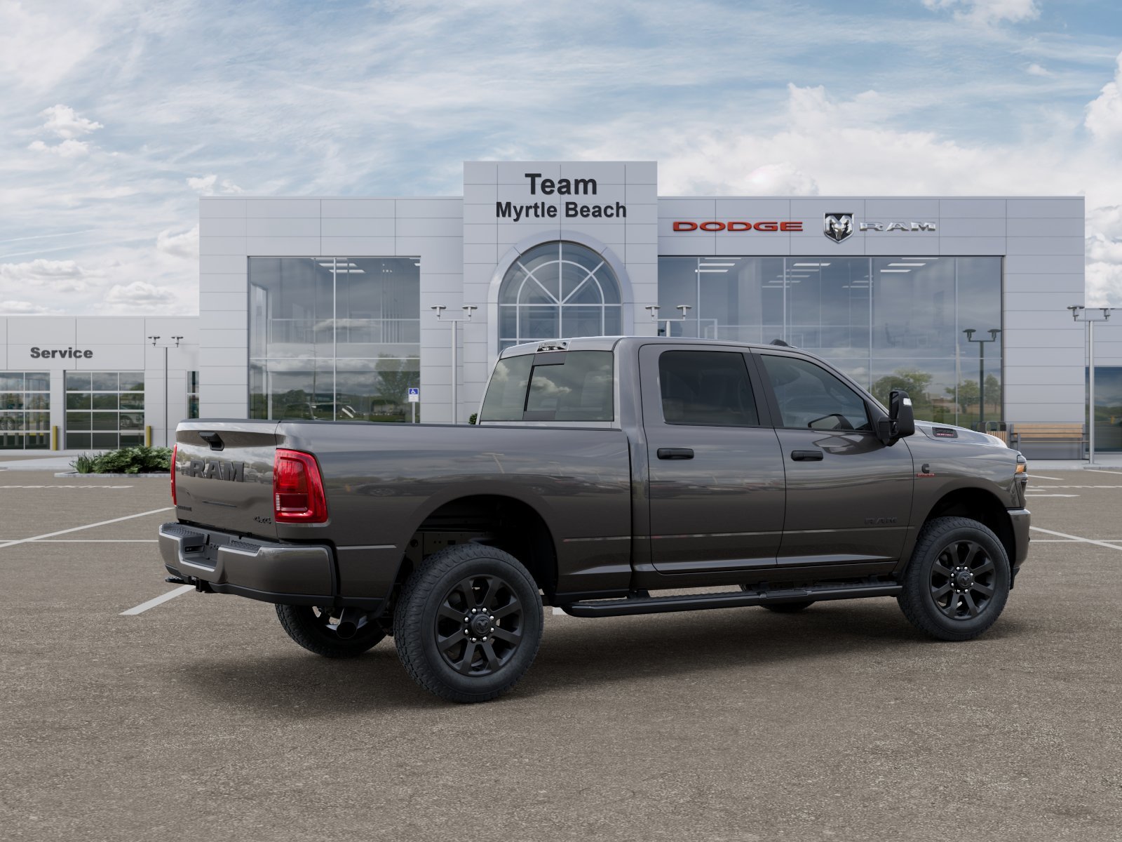 New 2026 Granite Crystal Metallic Clear-Coat Exterior Paint RAM Big Horn image 31