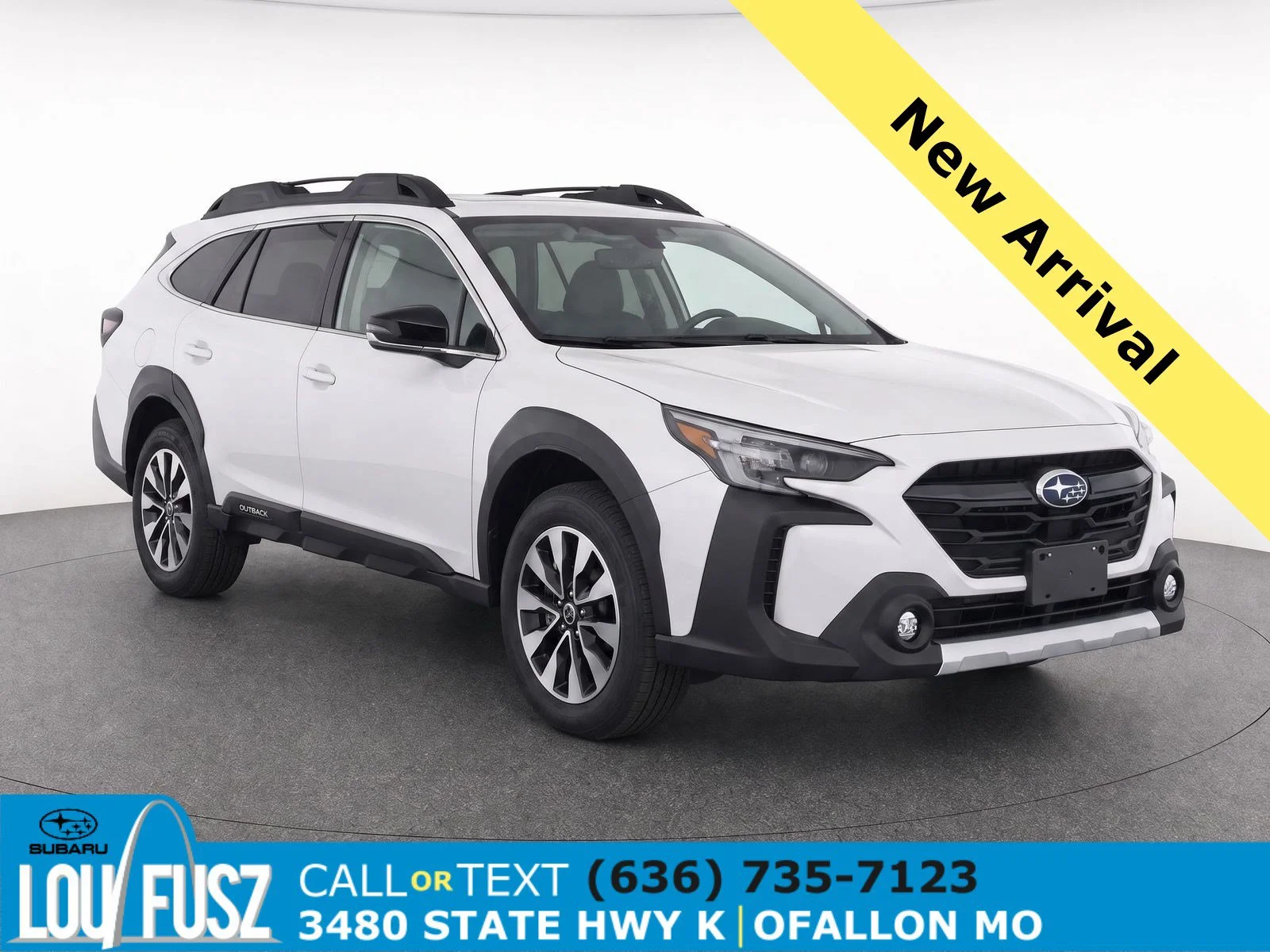 Used 2023 Crystal White Pearl Subaru Limited image 1