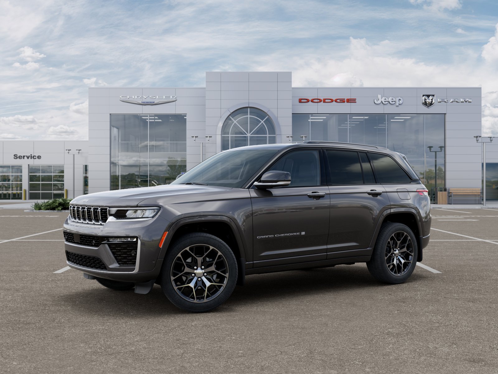 New 2026 Baltic Gray Metallic Clear-Coat Exterior Paint Jeep Summit image 28