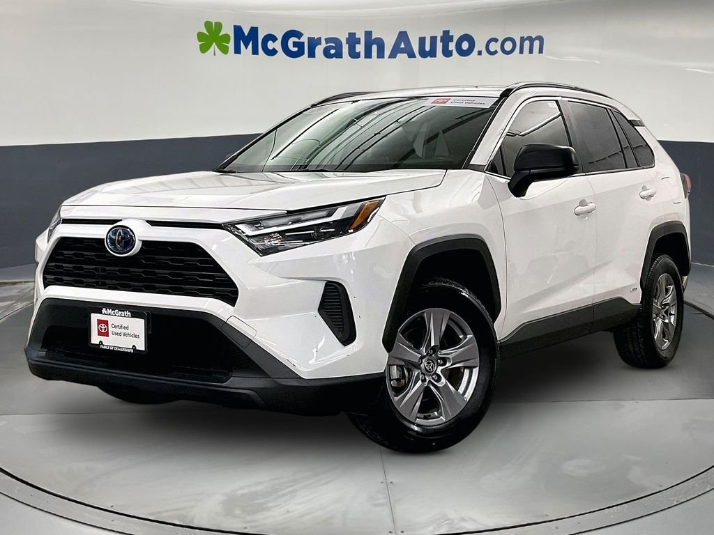 Used 2023 White Toyota LE image 2