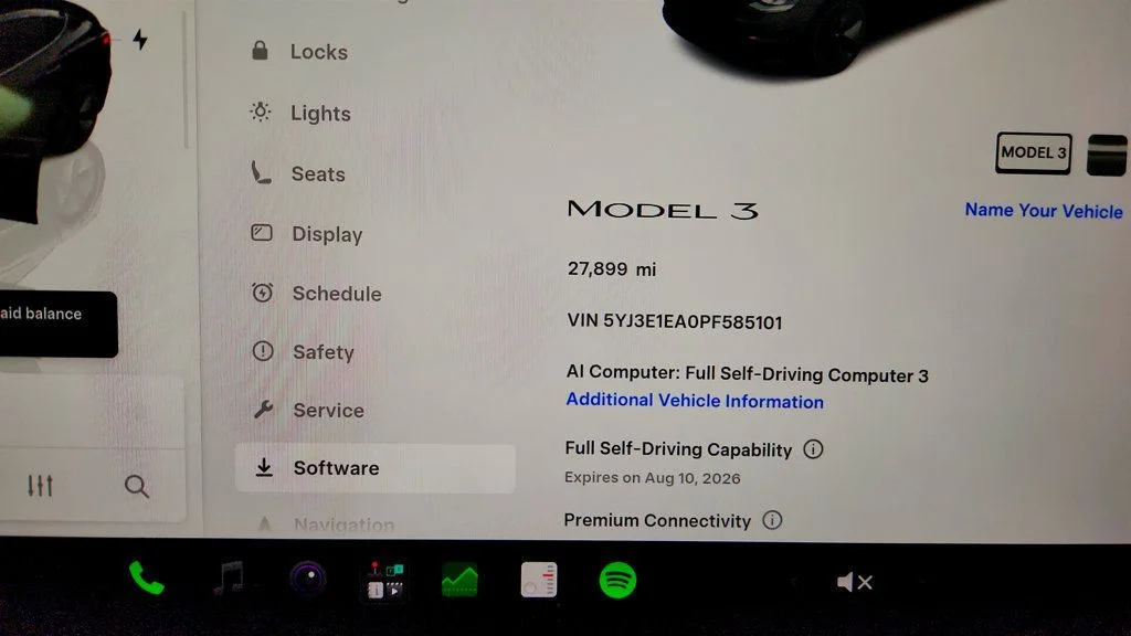 Used 2023 Solid Black Tesla RWD image 14