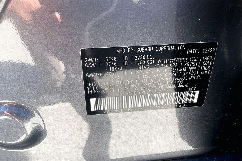 Used 2023 Gray Subaru Touring XT image 31