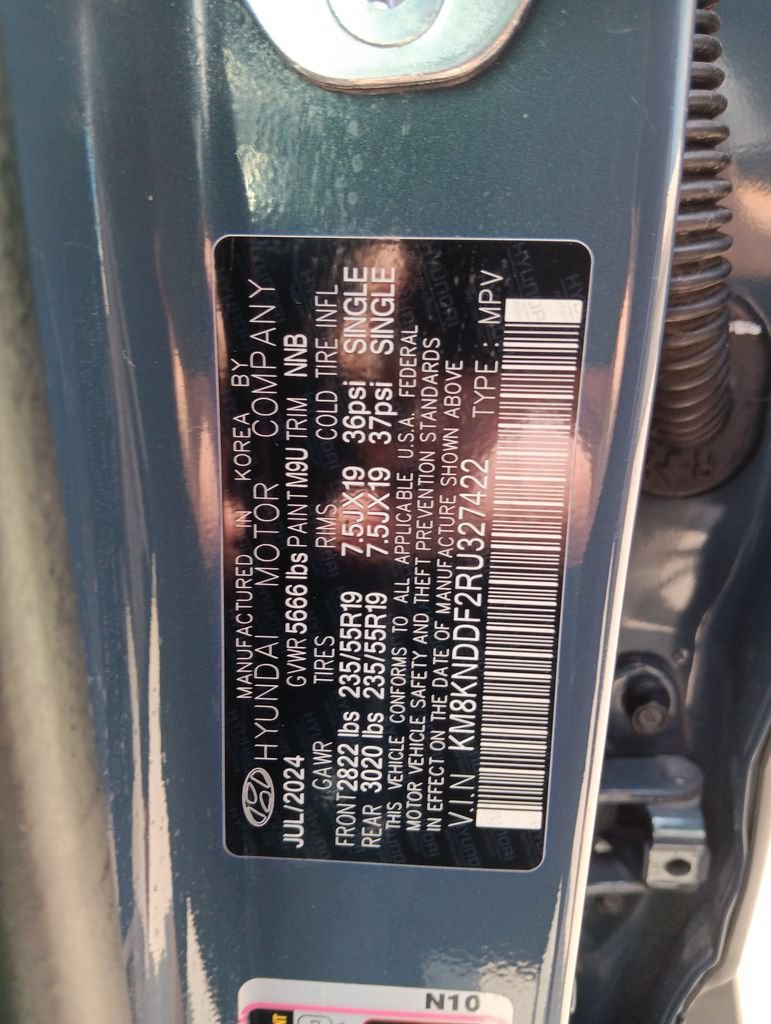 Used 2024 Digital Teal Hyundai SEL image 29