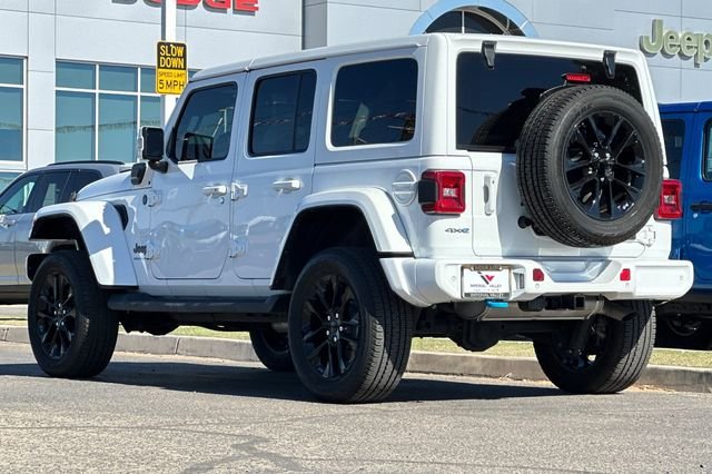 Certified Used 2023 White Jeep Sahara 4xe image 10