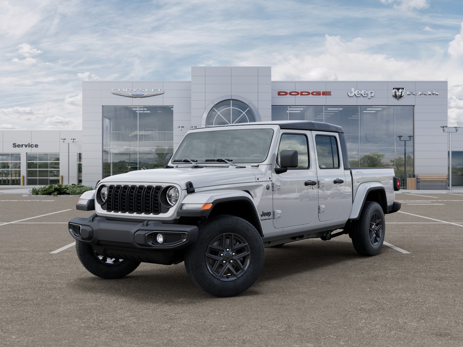 New 2026 Bright White Clear-Coat Exterior Paint Jeep Sport S image 40