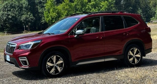 Used 2021 Crimson Red Pearl Subaru Touring image 5