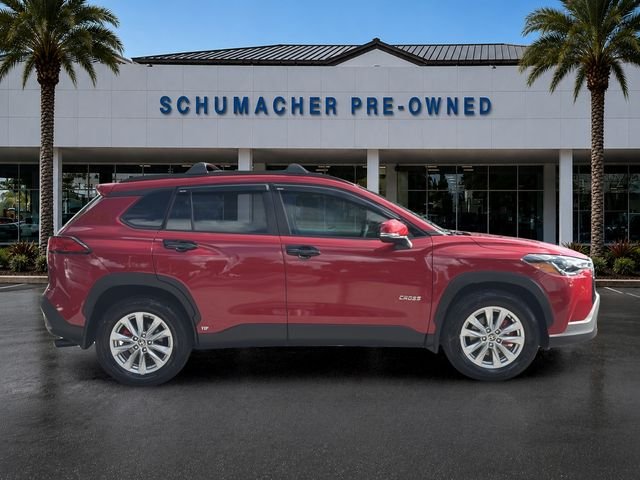 Used 2024 Barcelona Red Metallic Toyota LE image 8