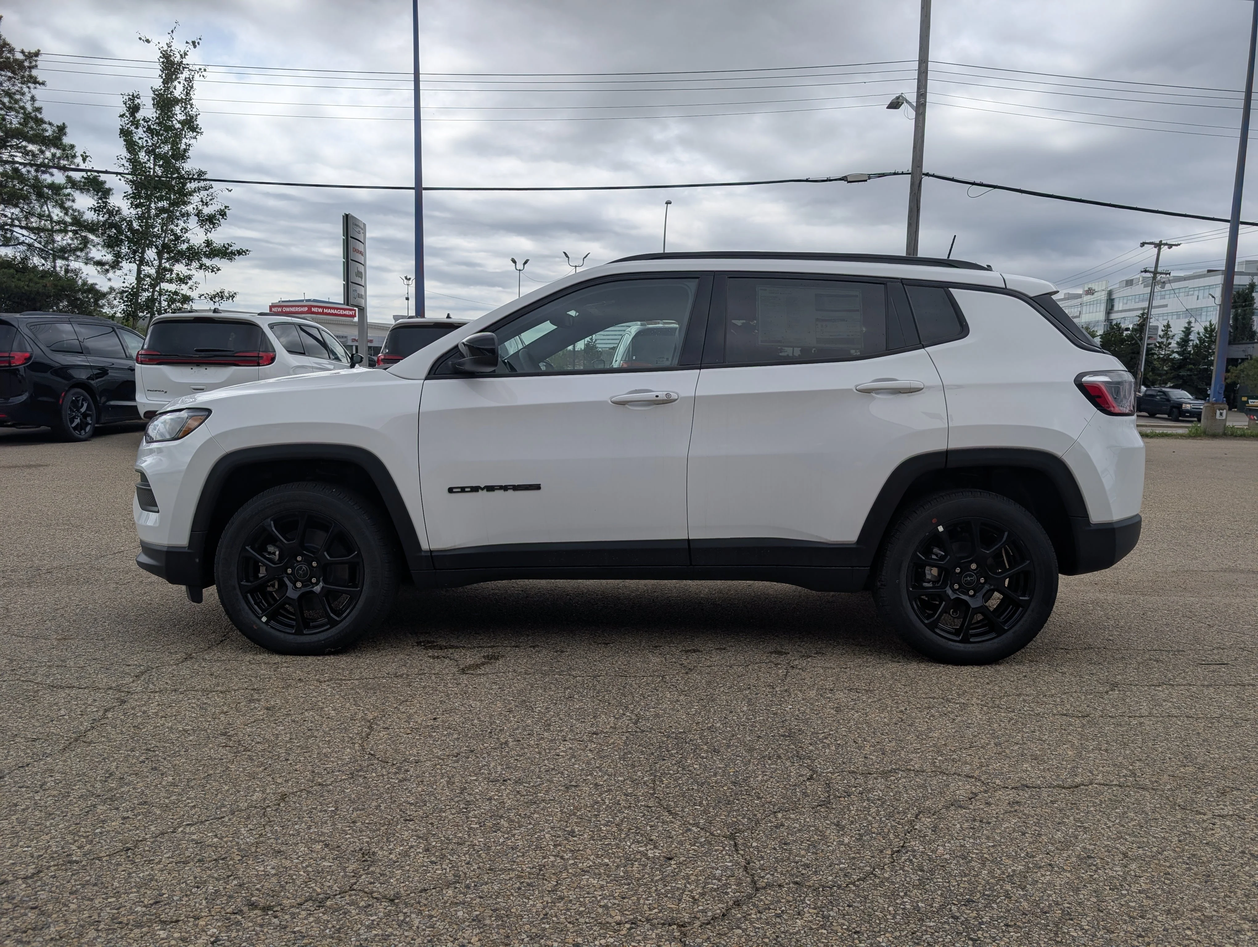 New 2026 Bright White Jeep North image 3