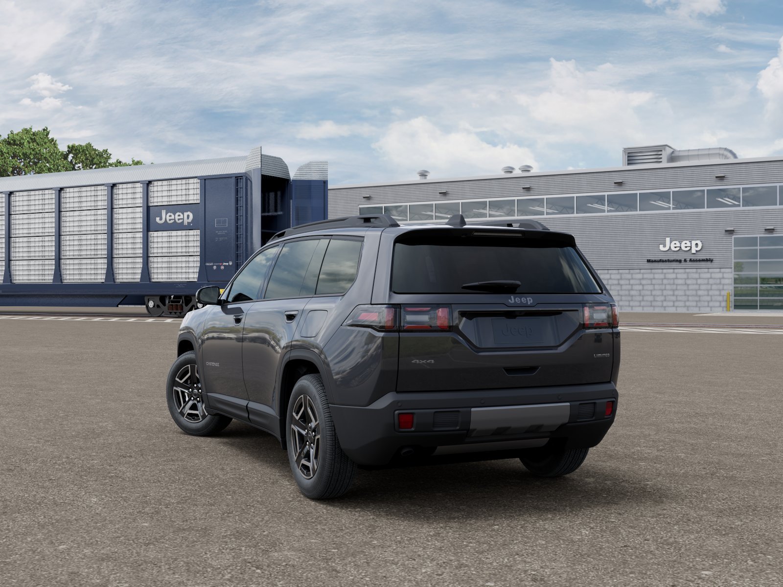 New 2026 Sting-Gray Clear-Coat Exterior Paint Jeep Limited image 3