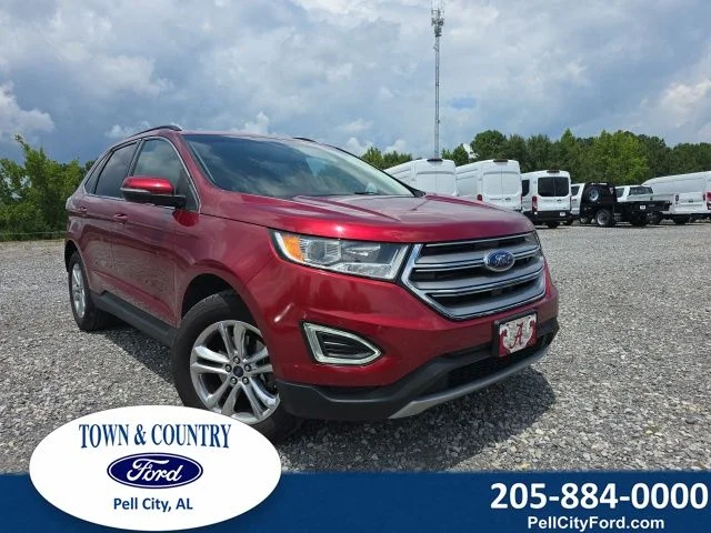 Used 2017 Ruby Red Metallic Tinted Clearcoat Ford SEL image 1
