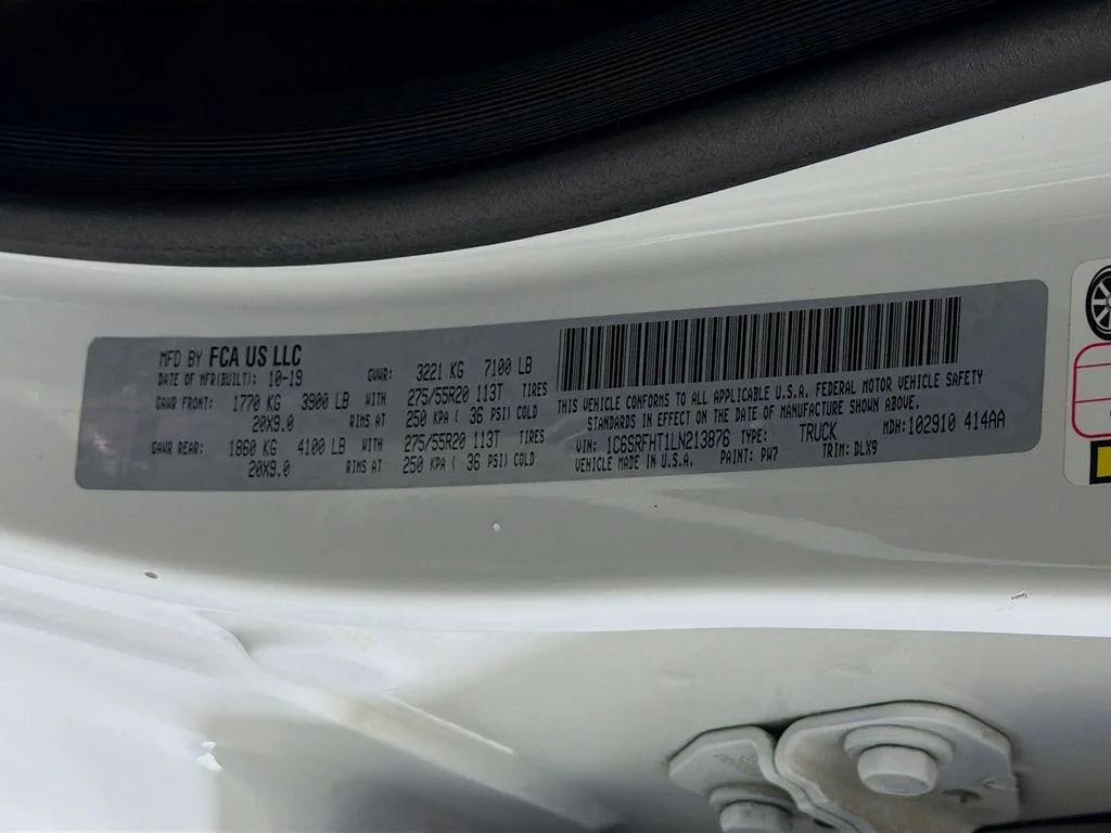 Used 2020 White Ram Limited image 29