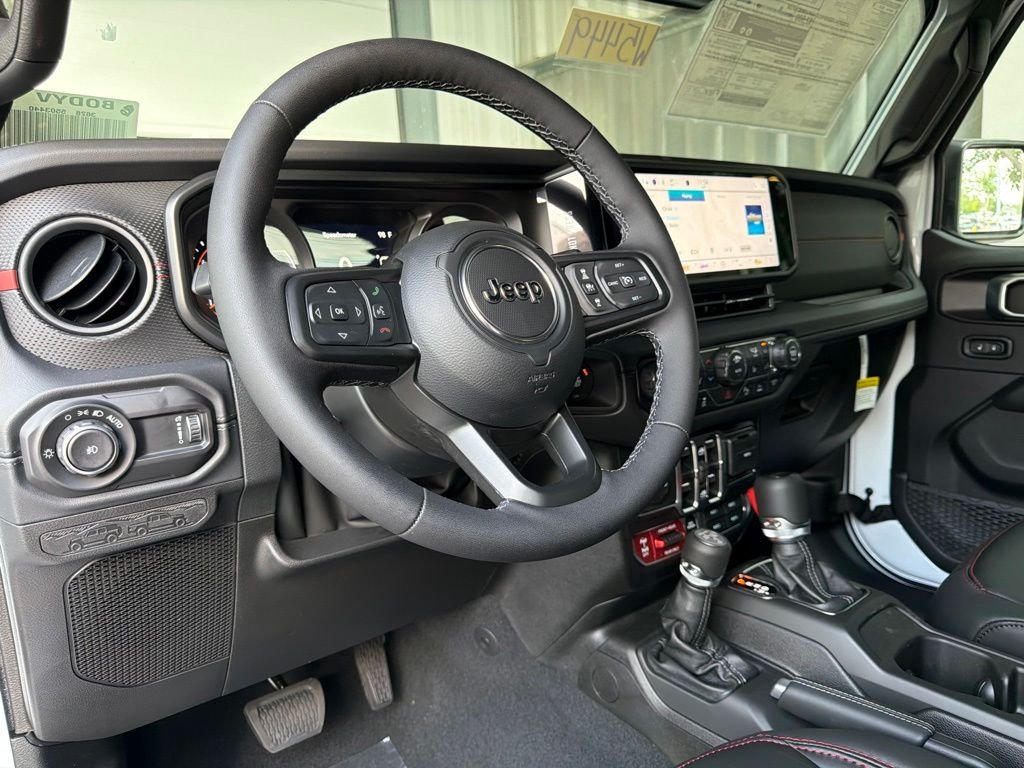 New 2026 Bright White Clearcoat Jeep Rubicon X image 3